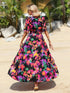 printed-surplice-short-sleeve-maxi-dress OhSoStyled - Sophia's Style in Black-5